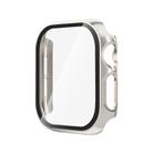 For Apple Watch Series 10 46mm Tempered Glass Film Integrated PC Watch Case(Starlight) - 1