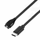 For Garmin Fenix 8 AMOLED USB-C / Type-C Interface Smart Watch Charging Cable, Length: 1m(black) - 3