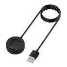 For Garmin Fenix 8 AMOLED USB Interface Disc Base Smart Watch Charging Cable, Length: 1m(Black) - 1