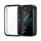 For Honor Band 9 ENKAY Hat-Prince Full Coverage Electroplated Soft TPU Case with Screen Protection(Black) - 1