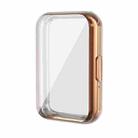 For Samsung Galaxy Fit3 ENKAY Hat-Prince Full Coverage Electroplated Soft TPU Case with Screen Protection(Rose Gold) - 1