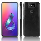 Shockproof Litchi Texture PC + PU Case for Asus Zenfone 6/6Z ZS630KL(Black) - 1