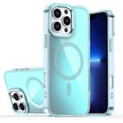 For iPhone 13 Pro Bright Shadow Magsafe Discoloration Phone Case(Blue) - 1