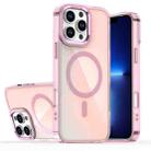 For iPhone 13 Pro Max Bright Shadow Magsafe Discoloration Phone Case(Pink) - 1