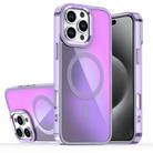 For iPhone 15 Pro Bright Shadow Magsafe Discoloration Phone Case(Purple) - 1