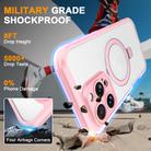 For iPhone 16 Pro Max Skin Feel MagSafe Holder 360 Full Body Phone Case(Pink) - 3