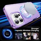 For iPhone 16 Pro Frosted Skin Feel MagSafe Holder 360 Full Body Phone Case(Purple) - 2