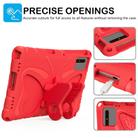 For Lenovo Tab M11 / Xiaoxin Pad 11 2024 Butterfly Bracket EVA Shockproof Tablet Case(Red) - 2