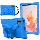 For Lenovo Tab M11 / Xiaoxin Pad 11 2024 Butterfly Bracket EVA Shockproof Tablet Case(Blue) - 1