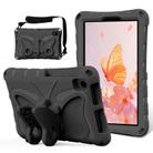 For Lenovo Tab M8 TB-8505F 8.0 / TB-8705N Butterfly Bracket EVA Shockproof Tablet Case(Black) - 1