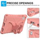 For Lenovo Tab M9 TB-310XU 2023 Butterfly Bracket EVA Shockproof Tablet Case(Pink Orange) - 2