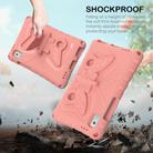 For Lenovo Tab M9 TB-310XU 2023 Butterfly Bracket EVA Shockproof Tablet Case(Pink Orange) - 3