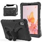 For Lenovo Tab M9 TB-310XU 2023 Butterfly Bracket EVA Shockproof Tablet Case(Black) - 1