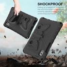 For Lenovo Tab M9 TB-310XU 2023 Butterfly Bracket EVA Shockproof Tablet Case(Black) - 3