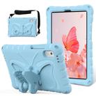 For Lenovo Tab M9 TB-310XU 2023 Butterfly Bracket EVA Shockproof Tablet Case(Light Blue) - 1