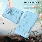 For Lenovo Tab M9 TB-310XU 2023 Butterfly Bracket EVA Shockproof Tablet Case(Light Blue) - 3