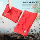 For Lenovo Tab M9 TB-310XU 2023 Butterfly Bracket EVA Shockproof Tablet Case(Red) - 3