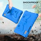 For Lenovo Tab M9 TB-310XU 2023 Butterfly Bracket EVA Shockproof Tablet Case(Blue) - 3