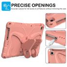 For Lenovo Tab M10 HD TB-328 10.1 Butterfly Bracket EVA Shockproof Tablet Case(Pink Orange) - 2