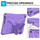 For Lenovo Tab M10 HD TB-328 10.1 Butterfly Bracket EVA Shockproof Tablet Case(Light Purple) - 2