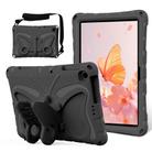 For Lenovo Tab M10 HD TB-328 10.1 Butterfly Bracket EVA Shockproof Tablet Case(Black) - 1