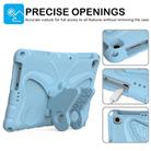 For Lenovo Tab M10 HD TB-328 10.1 Butterfly Bracket EVA Shockproof Tablet Case(Light Blue) - 2