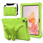 For Lenovo Tab M10 HD TB-328 10.1 Butterfly Bracket EVA Shockproof Tablet Case(Grass Green) - 1