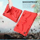 For Lenovo Tab M10 HD TB-328 10.1 Butterfly Bracket EVA Shockproof Tablet Case(Red) - 3