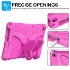 For Lenovo Tab M10 HD TB-328 10.1 Butterfly Bracket EVA Shockproof Tablet Case(RoseRed) - 2