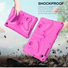 For Lenovo Tab M10 HD TB-328 10.1 Butterfly Bracket EVA Shockproof Tablet Case(RoseRed) - 3