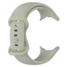For Google Pixel Watch 3 45mm Butterfly Color Buckle Silicone Watch Band, Size: S(Gray Green) - 2