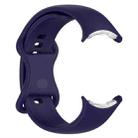 For Google Pixel Watch 3 45mm Butterfly Color Buckle Silicone Watch Band, Size: S(Blue) - 3
