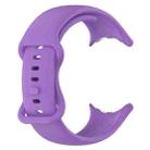 For Google Pixel Watch 3 45mm Butterfly Color Buckle Silicone Watch Band, Size: S(Lilac) - 2