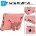 For Xiaomi Redmi Pad SE 8.7 2024 Butterfly Bracket EVA Shockproof Tablet Case(Pink Orange) - 2