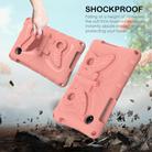 For Xiaomi Redmi Pad SE 8.7 2024 Butterfly Bracket EVA Shockproof Tablet Case(Pink Orange) - 3