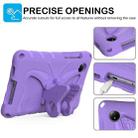 For Xiaomi Redmi Pad SE 8.7 2024 Butterfly Bracket EVA Shockproof Tablet Case(Light Purple) - 2