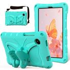 For Xiaomi Redmi Pad SE 8.7 2024 Butterfly Bracket EVA Shockproof Tablet Case(Mint Green) - 1