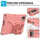 For Xiaomi Pad 6 11 2023 Butterfly Bracket EVA Shockproof Tablet Case(Pink Orange) - 2