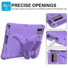 For Xiaomi Pad 6 11 2023 Butterfly Bracket EVA Shockproof Tablet Case(Light Purple) - 2