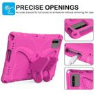 For Xiaomi Redmi Pad 2 /SE 11 2025 Butterfly Bracket EVA Shockproof Tablet Case(Rose Red) - 2