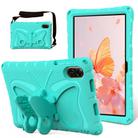 For Honor Pad X9 Butterfly Bracket EVA Shockproof Tablet Case(Mint Green) - 1