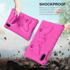 For Honor Pad X9 Butterfly Bracket EVA Shockproof Tablet Case(Rose Red) - 3