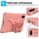 For Honor Pad X8 Pro 11.5 Butterfly Bracket EVA Shockproof Tablet Case(Pink Orange) - 2