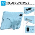 For Honor Pad X8 Pro 11.5 Butterfly Bracket EVA Shockproof Tablet Case(Light Blue) - 2