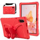 For Honor Pad X8 Pro 11.5 Butterfly Bracket EVA Shockproof Tablet Case(Red) - 1