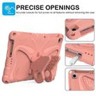 For Honor Pad X8 / X8 Lite 10.1 Butterfly Bracket EVA Shockproof Tablet Case(Pink Orange) - 2
