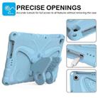 For Honor Pad X8 / X8 Lite 10.1 Butterfly Bracket EVA Shockproof Tablet Case(Light Blue) - 2