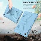 For Honor Pad X8 / X8 Lite 10.1 Butterfly Bracket EVA Shockproof Tablet Case(Light Blue) - 3