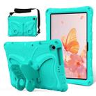 For Honor Pad X6 / Enjoy Tablet 2 Butterfly Bracket EVA Shockproof Tablet Case(Mint Green) - 1