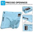 For Honor Tablet V7 11 2021 Butterfly Bracket EVA Shockproof Tablet Case(Light Blue) - 2